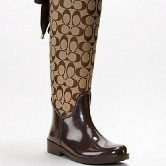 Coach rain boots - Picture 1 of 5